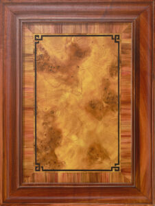 Peinture murale faux bois