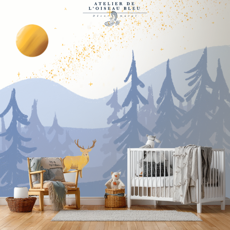 FRESQUE MURALE CHAMBRE ENFANT