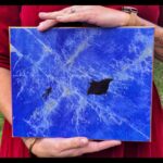 "Matière habitée - Lapis Lazuli" peinture acrylique