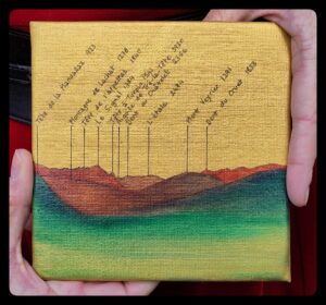 "Panorama de Sillingy" - Peinture huile et acrylique