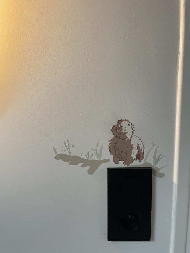 Peinture murale décor chambre enfant fresque