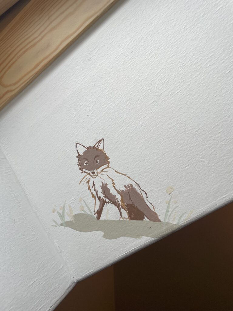 Peinture murale décor chambre enfant fresque