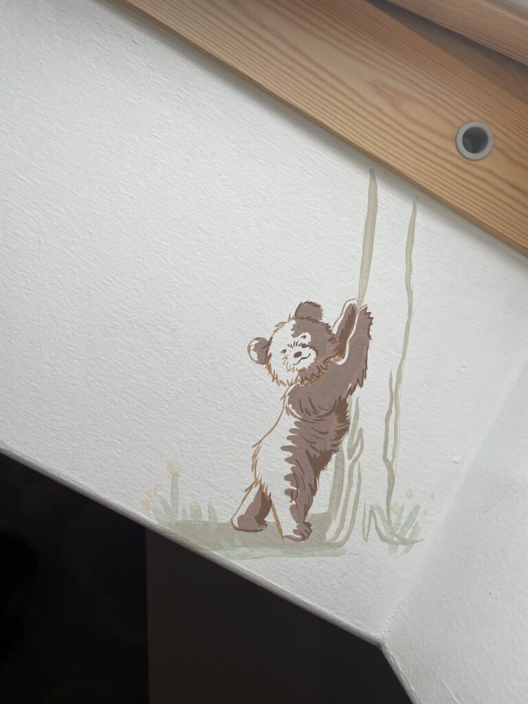 Peinture murale décor chambre enfant fresque