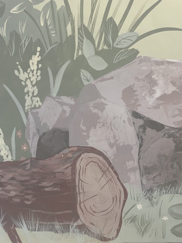 Papier peint à la main sur mesure