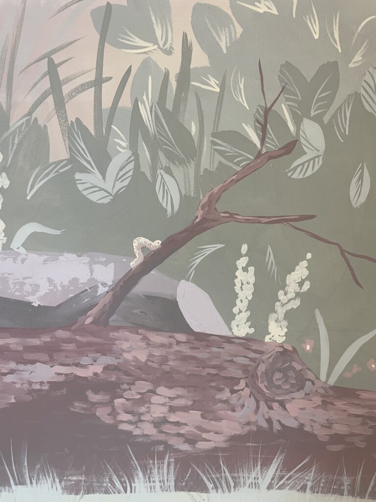 Papier peint à la main sur mesure