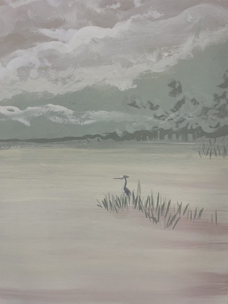 Papier peint à la main sur mesure