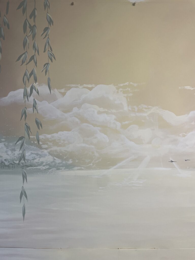 Papier peint à la main sur mesure