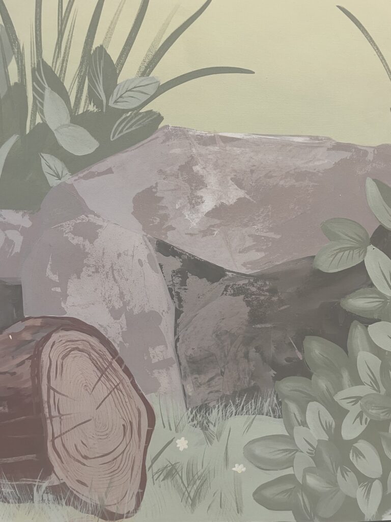 Papier peint à la main sur mesure