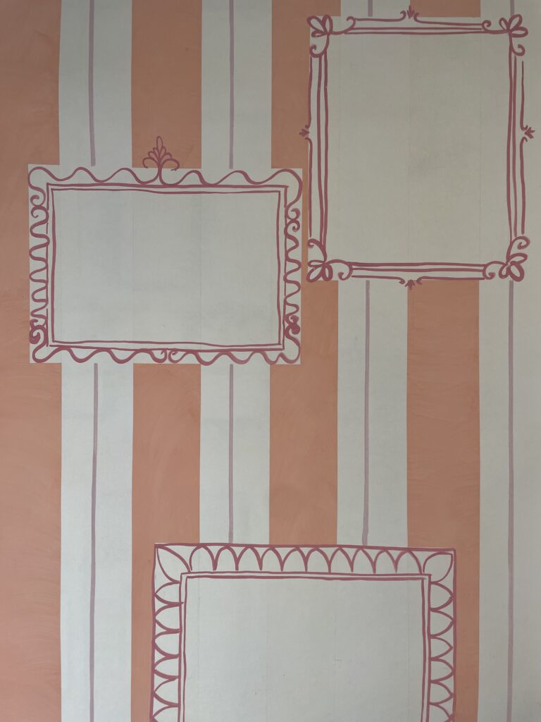 Papier peint à la main sur mesure