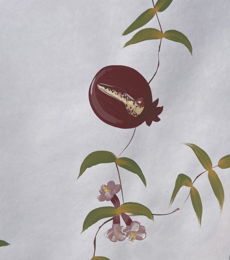 Papier peint à la main sur mesure