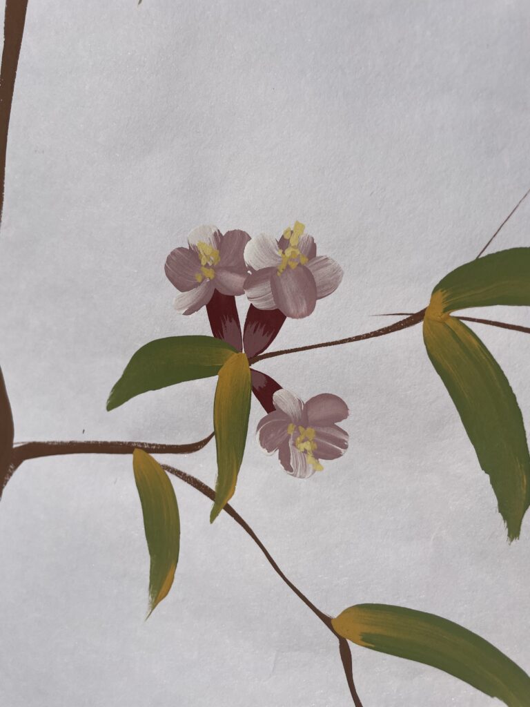 Papier peint à la main sur mesure