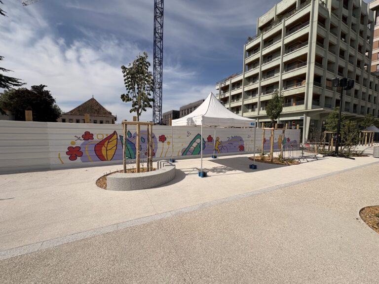 fresque participative Ecoquartier de l'Etoile - Ambilly