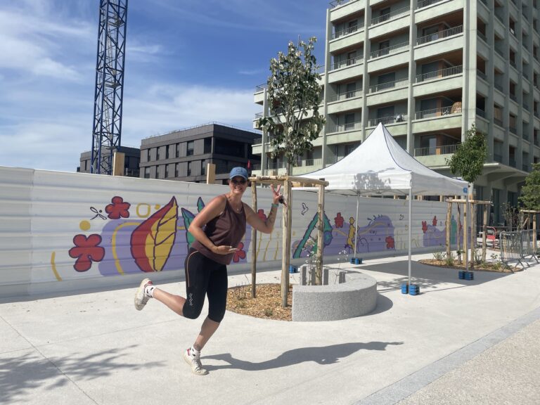 fresque participative Ecoquartier de l'Etoile - Ambilly