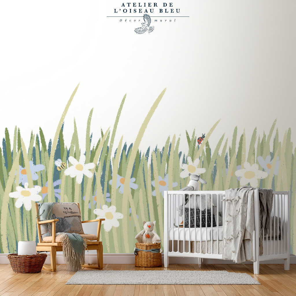 FRESQUE MURALE CHAMBRE ENFANT